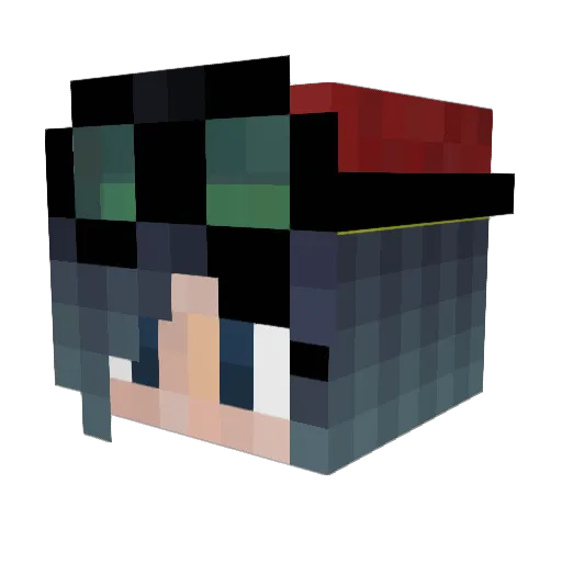 Amyy_21 Minecraft avatar head, 3D render