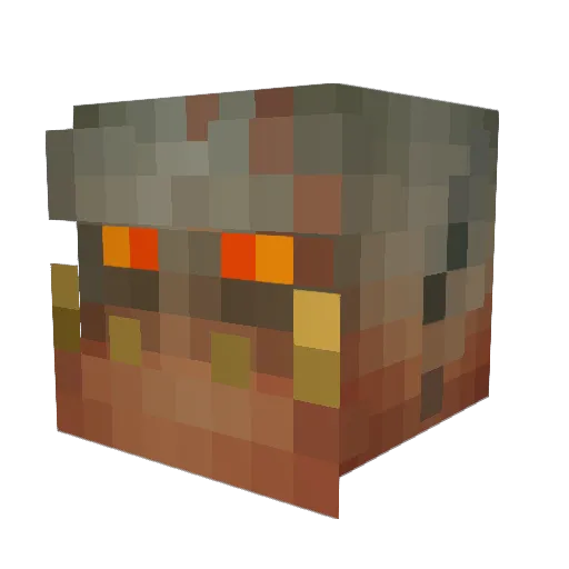 An0lix Minecraft avatar head, 3D render