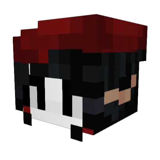 An0nymax Minecraft avatar head, 3D render