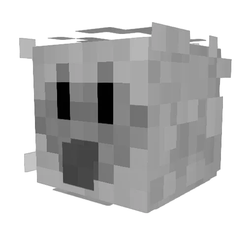 An0t Minecraft avatar head, 3D render
