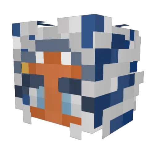 An3tk4 Minecraft avatar head, 3D render