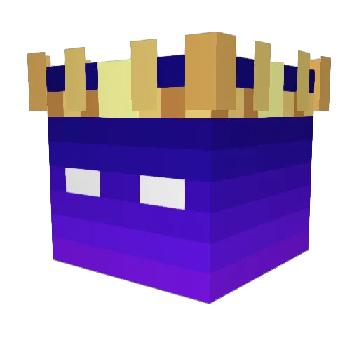 An4game Minecraft avatar head, 3D render