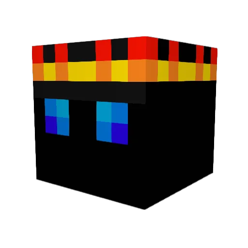 An4rkey Minecraft avatar head, 3D render