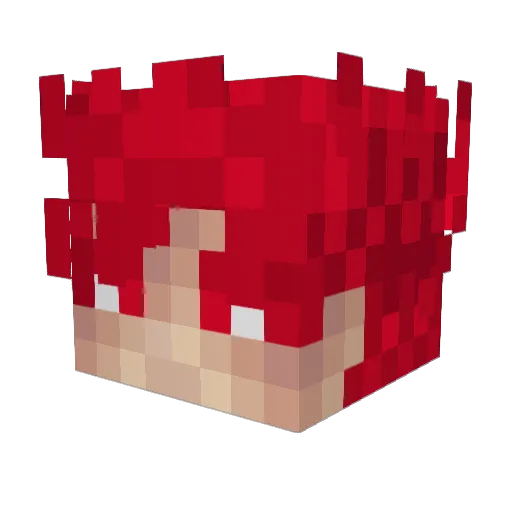 An6ulo Minecraft avatar head, 3D render