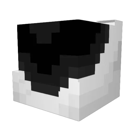AnActualDylan Minecraft avatar head, 3D render