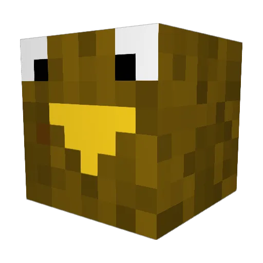 AnAfricanDude Minecraft avatar head, 3D render