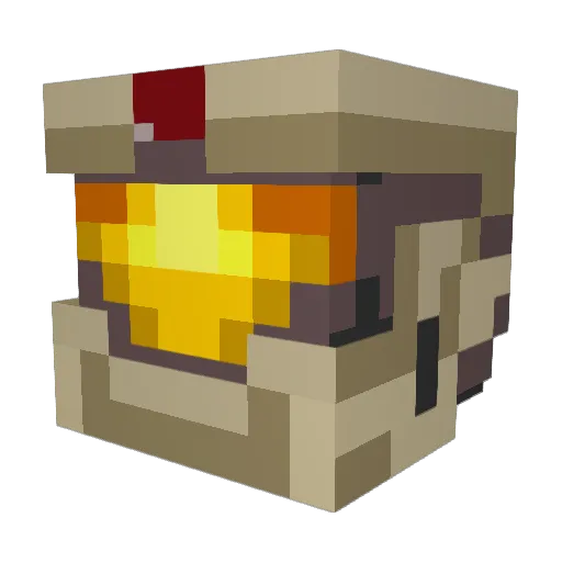 AnAnpro Minecraft avatar head, 3D render