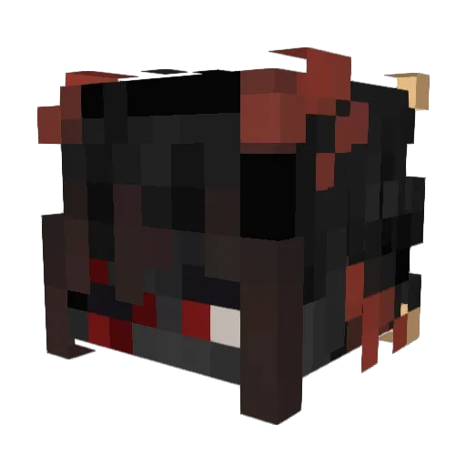 AnAverageDumbo Minecraft avatar head, 3D render