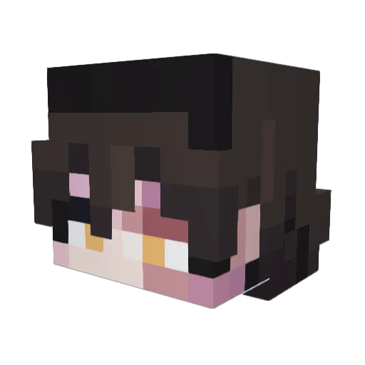 AnCo092 Minecraft avatar head, 3D render