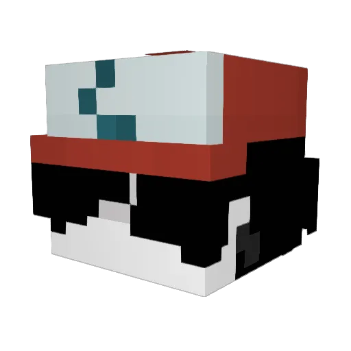 AnFei1 Minecraft avatar head, 3D render