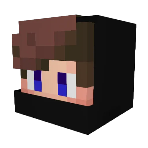 AnLizo14 Minecraft avatar head, 3D render