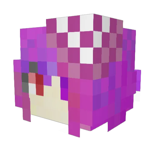 AnMo_Arest Minecraft avatar head, 3D render