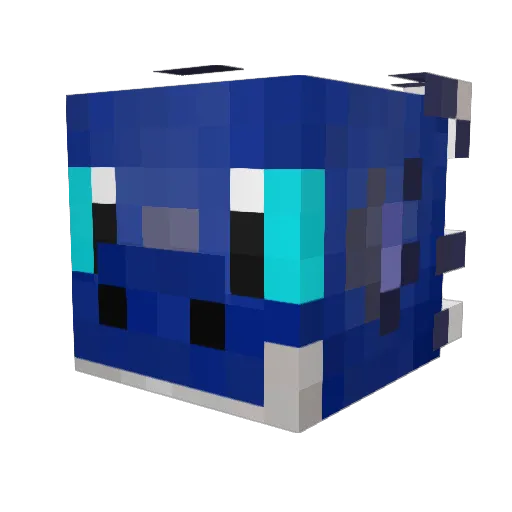 AnObviousDecoy Minecraft avatar head, 3D render