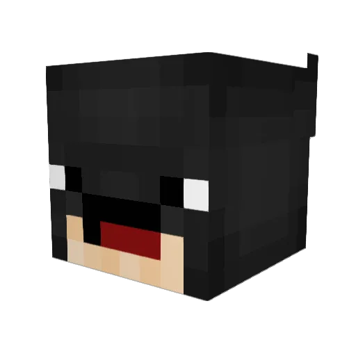 AnOldFoot Minecraft avatar head, 3D render