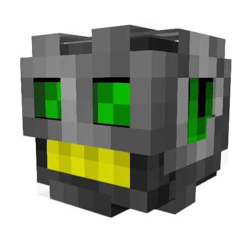 AnTHraX_TFS Minecraft avatar head, 3D render