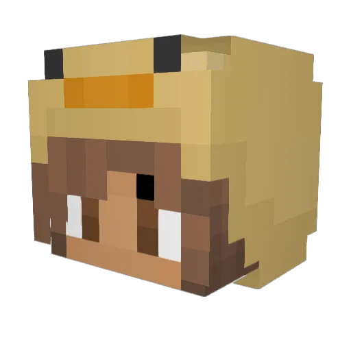AnVil_Ascension Minecraft avatar head, 3D render