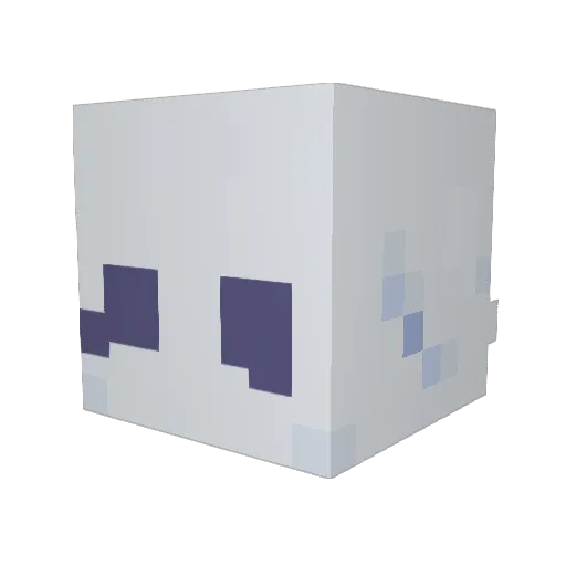 An_Halian Minecraft avatar head, 3D render