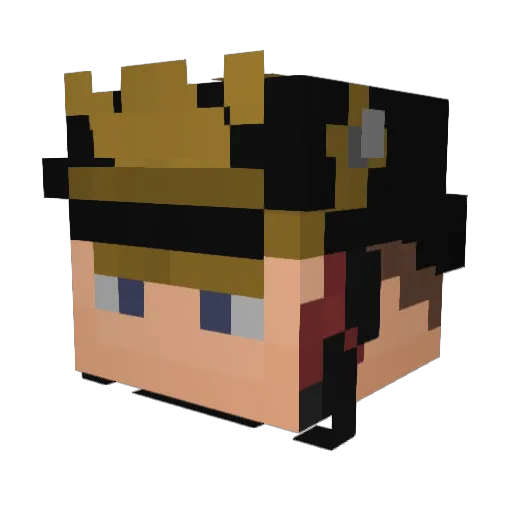 An_Orange54 Minecraft avatar head, 3D render