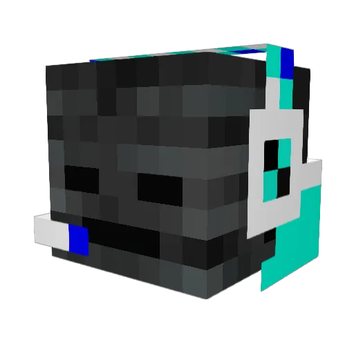 Ana160 Minecraft avatar head, 3D render
