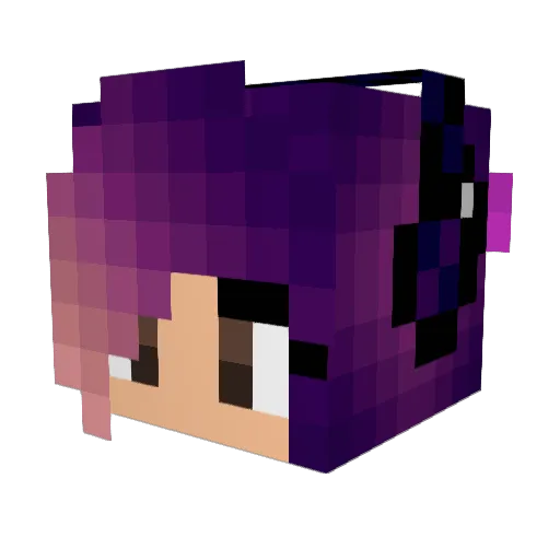 Ana_Josephine Minecraft avatar head, 3D render
