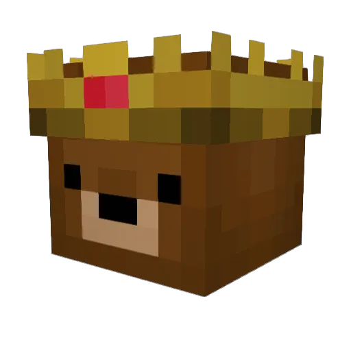 Ana_Wolf_777 Minecraft avatar head, 3D render