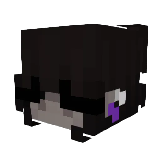 Anaabel Minecraft avatar head, 3D render