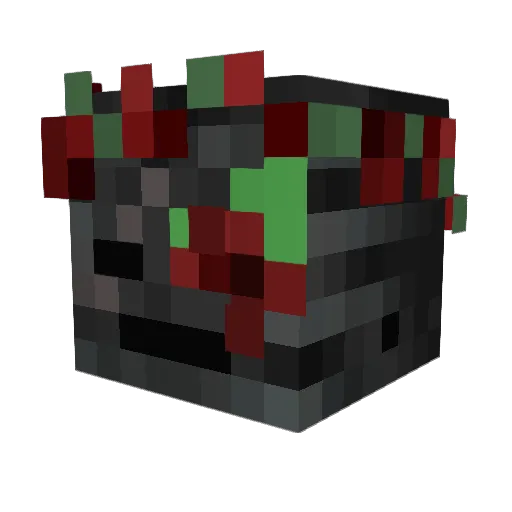 Anabertyl Minecraft avatar head, 3D render