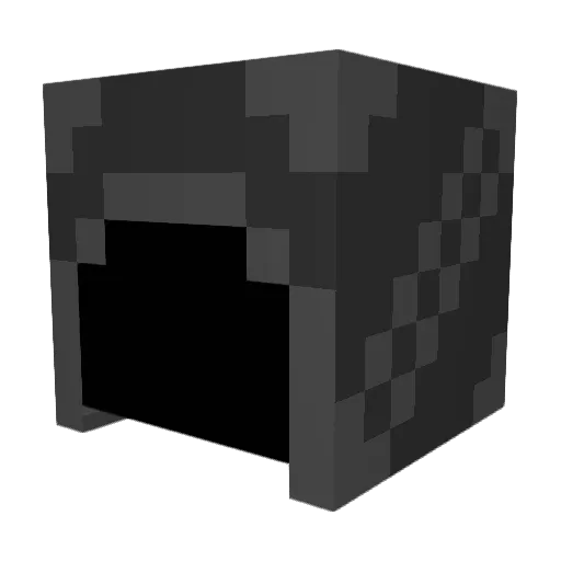 Anacolada Minecraft avatar head, 3D render