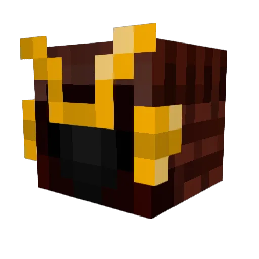 Anagmarius Minecraft avatar head, 3D render