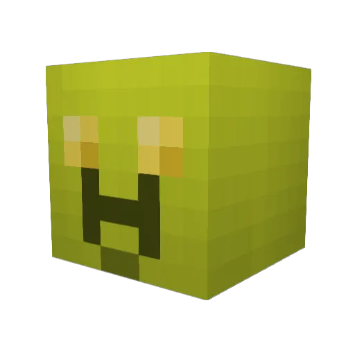 Anagoten030 Minecraft avatar head, 3D render