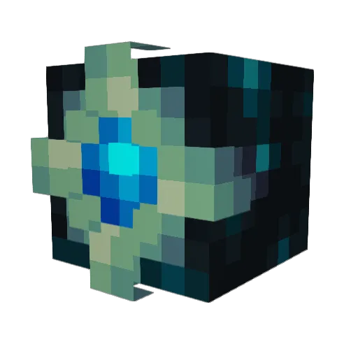 Anahomed Minecraft avatar head, 3D render