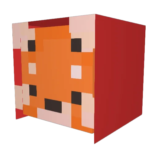 Anakin35 Minecraft avatar head, 3D render