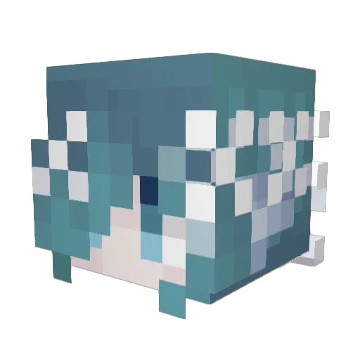 AnakinDM Minecraft avatar head, 3D render