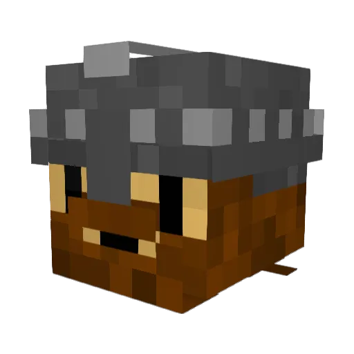 AnakinISD Minecraft avatar head, 3D render