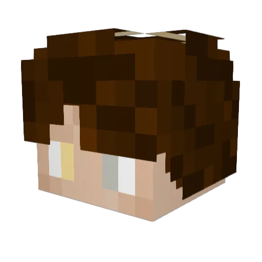 Anakumulos_ Minecraft avatar head, 3D render