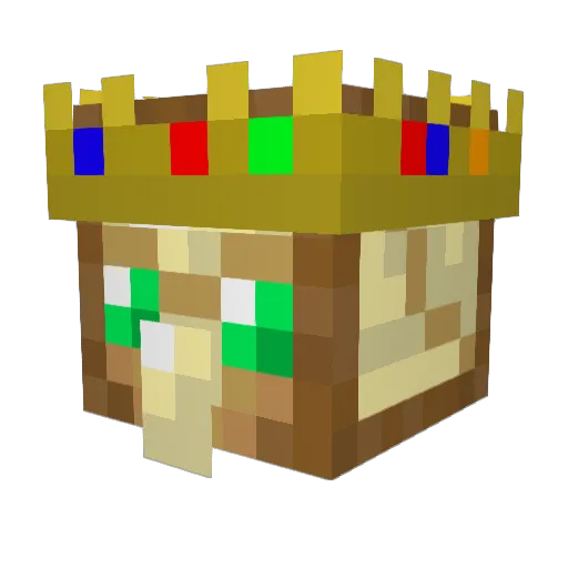 AnalogQuartz Minecraft avatar head, 3D render