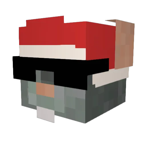 AnanasGHG17 Minecraft avatar head, 3D render