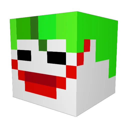 AnanasJason Minecraft avatar head, 3D render