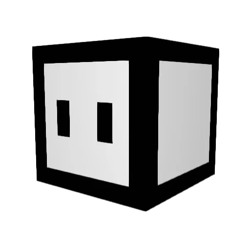 AnanguaA Minecraft avatar head, 3D render