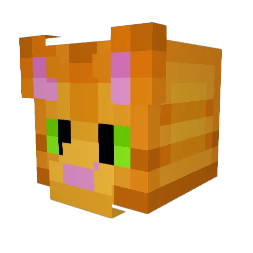AnarchGoblin Minecraft avatar head, 3D render