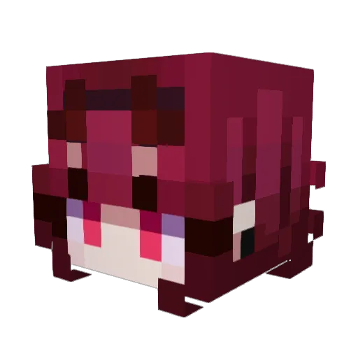 AnarchaicEris Minecraft avatar head, 3D render