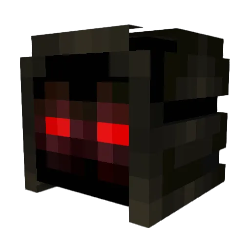 AnarchyZon3 Minecraft avatar head, 3D render