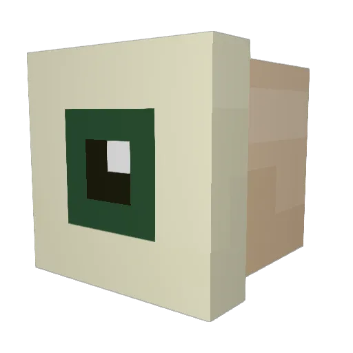 Anartista Minecraft avatar head, 3D render