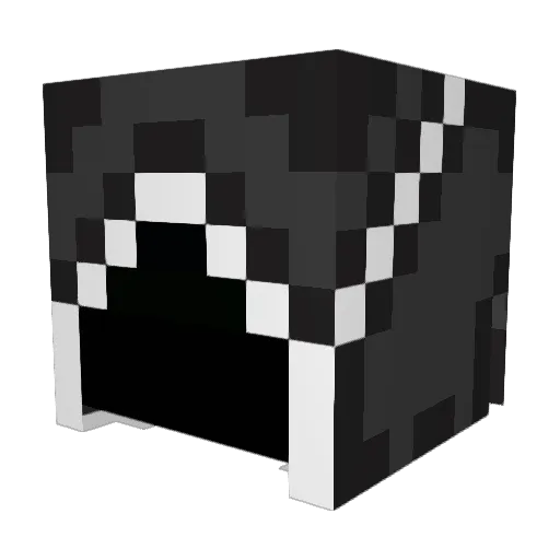 Anasstair Minecraft avatar head, 3D render