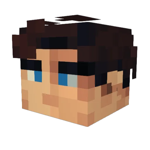 Anatoil__comrade Minecraft avatar head, 3D render