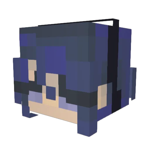 Anavolus Minecraft avatar head, 3D render