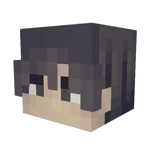 Anbu_Draken Minecraft avatar head, 3D render