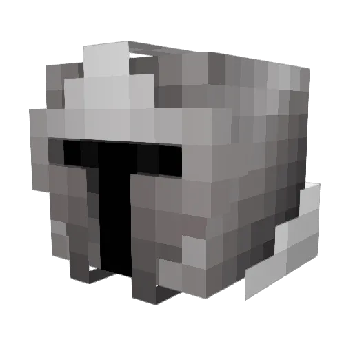 Ancalathas Minecraft avatar head, 3D render