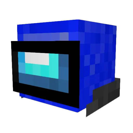 Ancamas Minecraft avatar head, 3D render