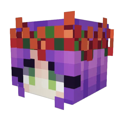 Ancestralsword_ Minecraft avatar head, 3D render